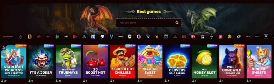 Dragon slots casino